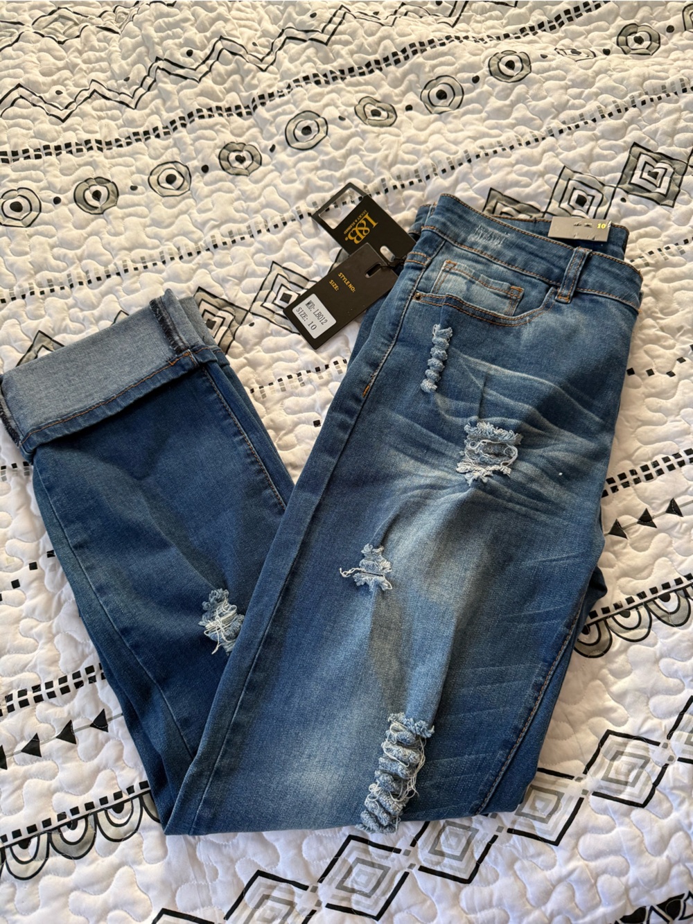 L&B Boyfriend Jeans in Dark Blue